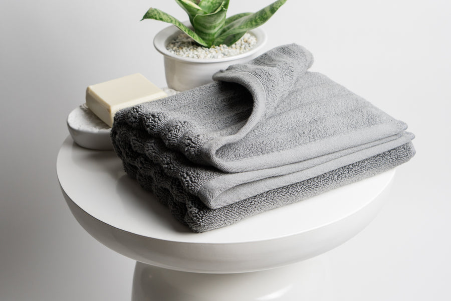 Nutrl Home by Ravel Waffle Weave Bath Towel - 100% Supima Cotton (Blue, 55  x 28 Inch) Premium Luxury Bath Sheet Towels